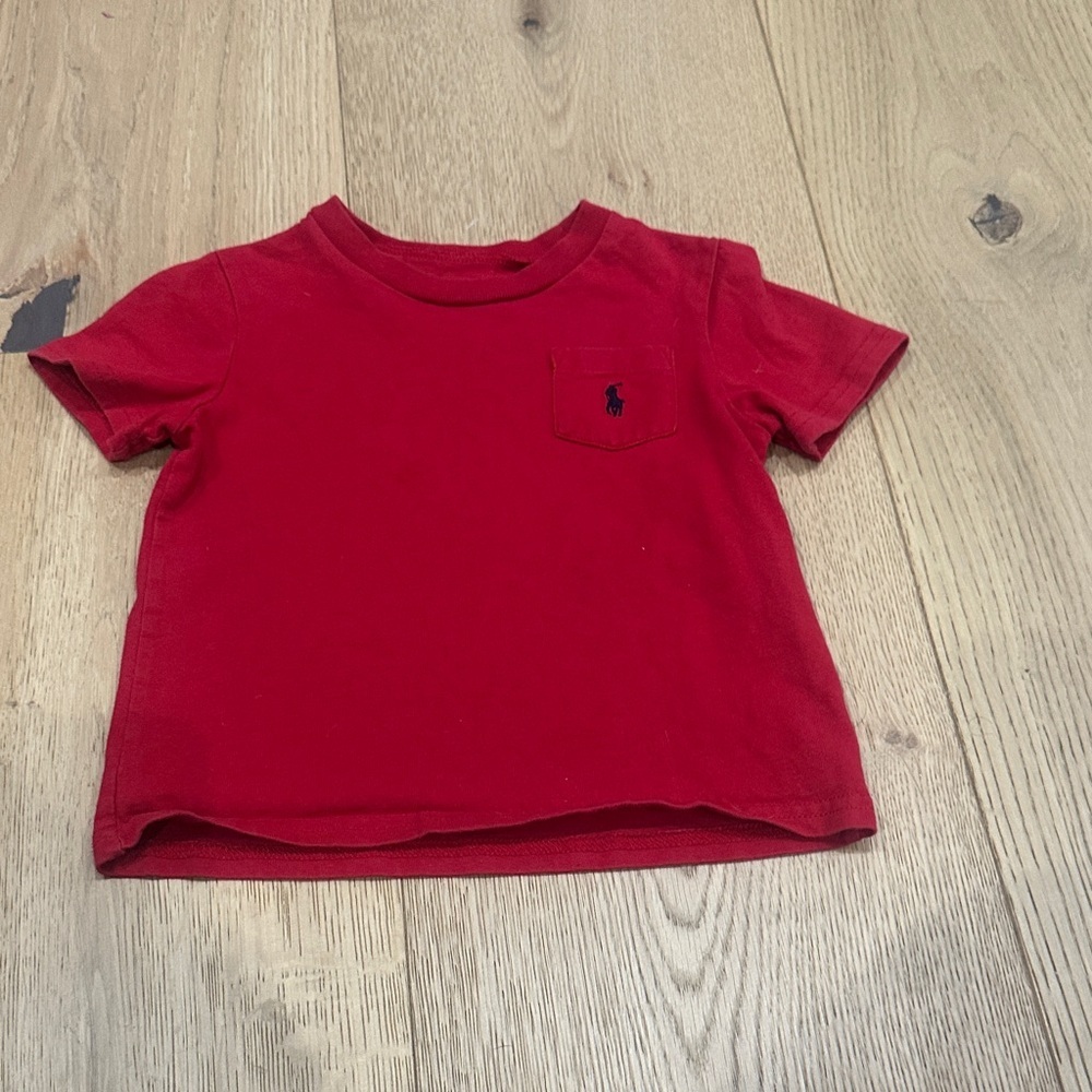 Ralph Lauren Red Kids Shirt 24m